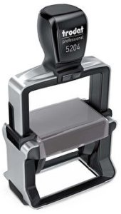 WEDO Stempel Text m. Gutschein SB Trodat 5204 Prof Edelstah 1