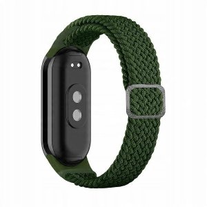 Beline pasek Mi Band 10/9/8 Textile      zielony/green 1