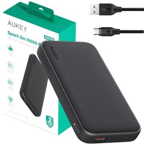 AUKEY PB-Y46P PowerBank | 10000mAh | 20W | 2xUSB | kabel USB-C 1