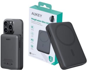 AUKEY PB-MS04 Gray Qi2 PowerBank | 10000mAh | 20W | MagSafe PD 1