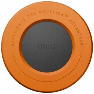 Magnetic holder UNIQ SnapMount self-adhesive orange/charcoal 2