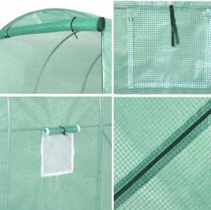 Tunel Foliowy Ogrodowy Szklarnia 6x3x2m Folia 18m² UV-4 Premium 9