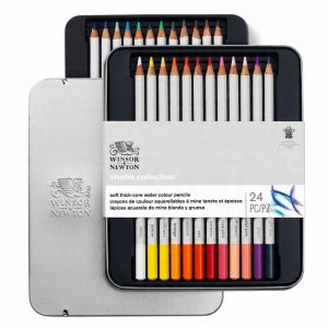 Precision watercolour pencil 24pcs in tin box 3