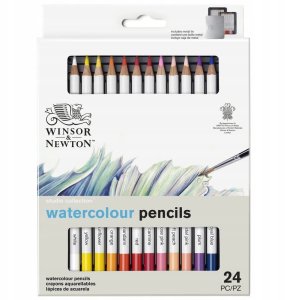 Precision watercolour pencil 24pcs in tin box 4