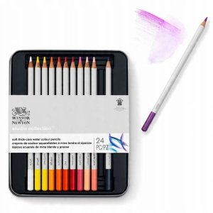 Precision watercolour pencil 24pcs in tin box 5