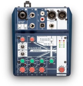 Soundcraft Notepad-5 - Analogowa konsoleta mikserska 1