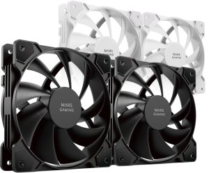 Mars Gaming MFPROX2 2x 120mm PC Case Fan 3