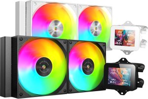 Mars Gaming MLVISION240 Liquid Cooling System with 360º LCD / TDP up to 500W 2