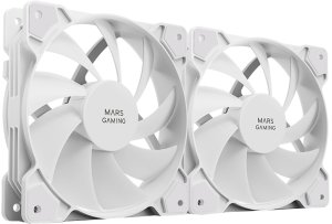 Mars Gaming MFPROX2W 2x 120mm PC Case Fan 1