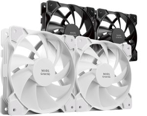 Mars Gaming MFPROX2W 2x 120mm PC Case Fan 2