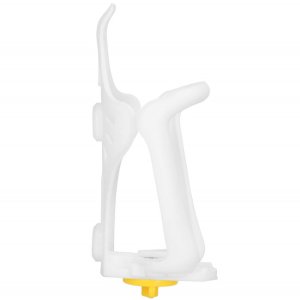 Uchwyt rowerowy na butelkę bidon koszyk na napój regulowany biały UNIWERSALNY 4