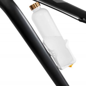 Uchwyt rowerowy na butelkę bidon koszyk na napój regulowany biały UNIWERSALNY 9