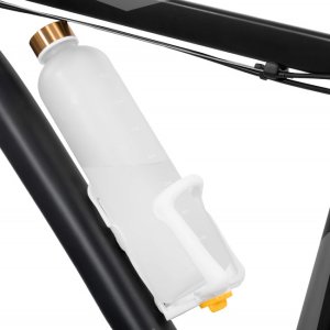 Uchwyt rowerowy na butelkę bidon koszyk na napój regulowany biały UNIWERSALNY 10