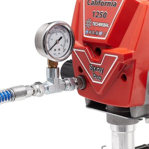Agregat Malarski Pistolet Hydrodynamiczny 1200W California 1250 Wąż 10M 2L/min 4x Dysza 6