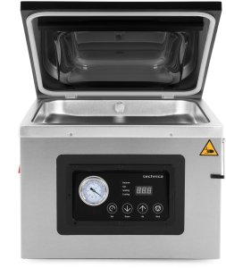 Pakowarka próżniowa komorowa, z pompą olejową, 1100 W, 491x551x450 mm, dł. listwy zgrzewającej 410 mm | TECHNICA, Platinum Line 2