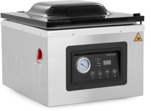 Pakowarka próżniowa komorowa, z pompą olejową, 1100 W, 491x551x450 mm, dł. listwy zgrzewającej 410 mm | TECHNICA, Platinum Line 3