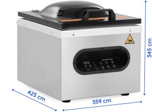 Pakowarka próżniowa komorowa 630 W, 359x425x366 mm, dł. listwy zgrzewającej 300 mm | TECHNICA, Gold Line 4