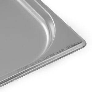 Pojemnik GN 1/1 20 mm ze stali nierdzewnej | MJUSK, 11020 2