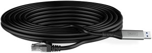 Kabel USB Digitus USB-A - RJ-45 2 m Czarno-srebrny (AK-300600-020-S) 3