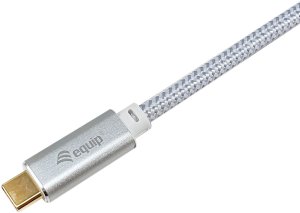 Kabel USB Equip USB-C - USB-C 3 m Biały (128360) 2