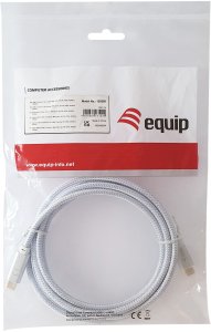 Kabel USB Equip USB-C - USB-C 3 m Biały (128360) 4
