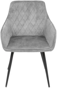 Krzesło tapicerowane SATORI szare  HOMLA 2