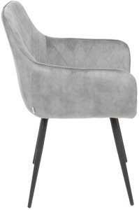 Krzesło tapicerowane SATORI szare  HOMLA 4