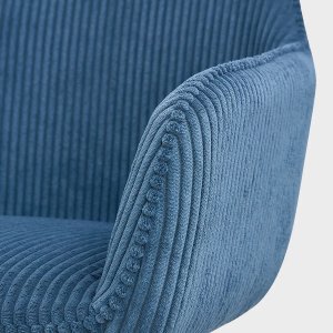 Krzesło sztruksowe PEMA granatowe  HOMLA 4