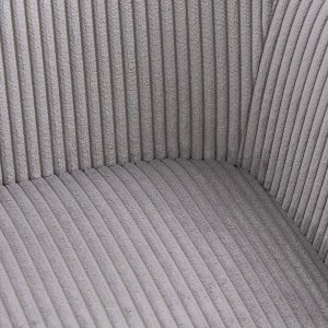 Krzesło tapicerowane PESA z łączonych tkanin szare  HOMLA 5