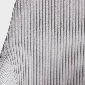 Krzesło tapicerowane PESA z łączonych tkanin szare  HOMLA 6