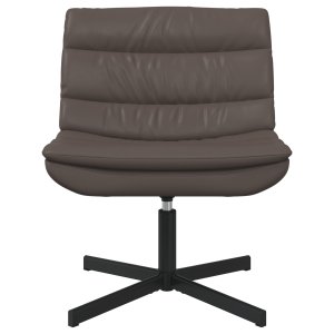 vidaXL Fotel obrotowy Brązowy Sztuczna skóra Średni Ergonomiczny 4
