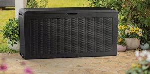 Skrzynia ogrodowa Keter Skrzynia do przechowywania Samoa Rattan Box 270L beżowy 29209570587 5