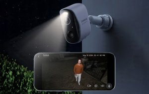Zestaw 3 kamer zewnętrznych N1 Baseus 2K (biały) 6