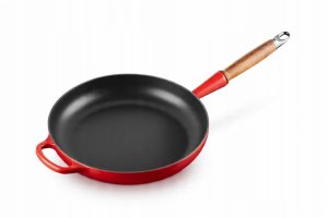 Le Creuset Cuguna panna ar koka rokturi O28cm zila 0024147324386 6