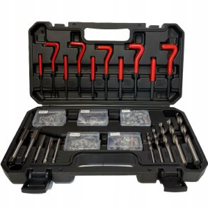 Zestaw do naprawy gwintów, gwintowniki 131el. M5-M12 2