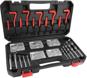 Zestaw do naprawy gwintów, gwintowniki 131el. M5-M12 3