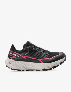 Buty trailowe damskie Salomon Thundercross GTX - black/black/pink 1