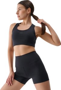Legginsy damskie krótkie 4F FNK F021 głęboka czerń 4FRSS25TFSTF021 20S M 1