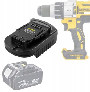 ADAPTER AKUMULATORA KONWERTER PRZEJSCIÓWKA MAKITA 18V DO NARZĘDZI DEWALT 1