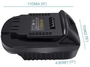 ADAPTER AKUMULATORA KONWERTER PRZEJSCIÓWKA MAKITA 18V DO NARZĘDZI DEWALT 5