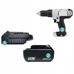 ADAPTER AKUMULATORA KONWERTER PRZEJSCIÓWKA MAKITA 18V DO NARZĘDZI DEWALT 7
