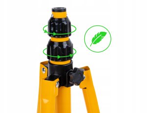 Naświetlacz LED 2x100W ze statywem budowlanym teleskopowym i przewodem – barwa biała zimna 6500K (1) 6