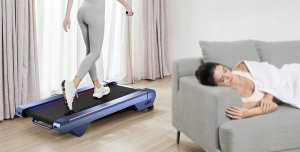 Bieżnia elektryczna UREVO Cyberpad (niebieska) 5