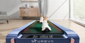 Bieżnia elektryczna UREVO Cyberpad (niebieska) 6