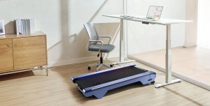 Bieżnia elektryczna UREVO Cyberpad (niebieska) 7