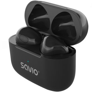 Słuchawki Savio Słuchawki z mikrofonem TWS-02 PRO bezprzewodowe Bluetooth 15