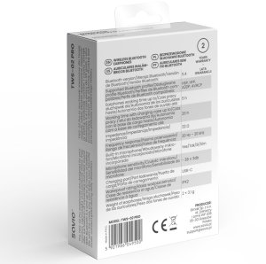 Słuchawki Savio Słuchawki z mikrofonem TWS-02 PRO bezprzewodowe Bluetooth 20