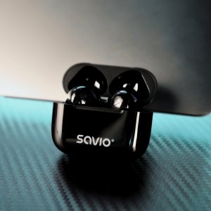 Słuchawki Savio Słuchawki z mikrofonem TWS-02 PRO bezprzewodowe Bluetooth 22