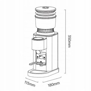 Elektryczny młynek żarowy do kawy HiBREW G7 12