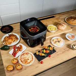 Frytkownica beztłuszczowa Yoer Air Fryer Frytkownica beztłuszczowa FryVision AF04BK 11